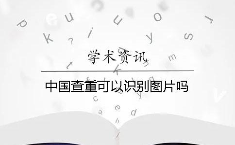 中国查重可以识别图片吗？